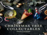 Christabelle 3 Glass Cocktail Christmas Ornaments Assorted Novelty 13cm Xmas Tree Decorations H 112_SHD2001