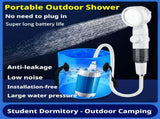 Portable Electric Shower, 4000mAh Battery with 1-2 Hours Runtime, 3 Spray Modes, Perfect for V1232-BXLY-001