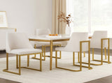 Artiss Dining Chairs Set of 4 Linen Fabric Frame Beige MO-DIN-C-02-FA-BGX4