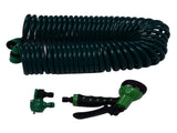 Coil Garden Water Hose 15m/49.2ft EVA 7 Modes Garden Telescopic Spring Tube for Watering Plants V1294-YM0523-3111220080211