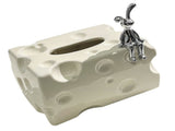 Tissue Box Cover Ceramic Rectangular Stylish Elegant Decorative Napkin Box Holder for Desktop Coffee V1294-YM0710-3117230216911