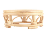 Rattan Indoor Plant Stand Round Shape Natural Plant Rack Handmade Rattan Planter Stand for Home V1294-YM0521-3111230045911