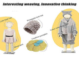 DIY Knitting Machine Smart Weaving Knit Rotating Kids Toy Scarf Sock Hat Gift V63-836911