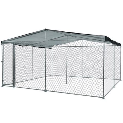 NEATAPET 3x3m Dog Enclosure Pet Outdoor Playpen Wire Cage Kennel Fence with Cover Shade V219-PETDGENTPA338-38K