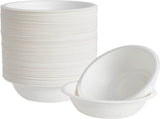 600pcs Disposable Sugarcane Bagasse Round Bowls - 18cm - Bulk V563-BA1811-30-20PK