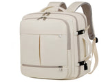 Large Capacity Travel Backpack with USB Charging Port - Beige V888-ELOSUNG15297