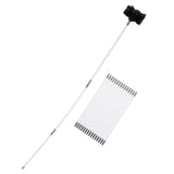 24ft Chimney Brush Set 45&deg Bendable Chimney Cleaning Brush with 18 Flexible Rods Wooden Handle Brush V1294-YM0901-3118250126711