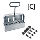 Manual 4-Cell Soil Block Maker for Seed Starting, Garden Planting, Transplanting, and Root-Safe V1341-ZY-XTE965N5-C