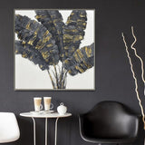 100X100cm Noir Luminescence Light Wood Framed Hand Painted Canvas Wall Art V411-SOK-HMTWF-14022W