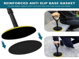 Stand Assist Mobility Aid, Height Adjustable Heavy Duty Metal Floor Standing Support Tool for V1189-LC-RY-00186