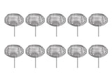 100pcs Fertilizer Mesh Stainless Steel Garden Nutrition Cups Small Size Bonsai Fertilization V1294-YM0521-3111230084511
