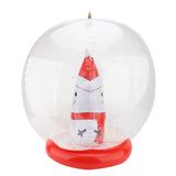 Xmas Inflatable Ornament Ball 23.6 Inch PVC LED Light Up Xmas Snowmen Blow Up Ball Outdoor V1294-YM0901-3111240281611