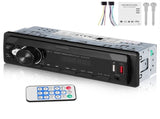 Black Retro Car Radio Receiver with USB for Truck and Auto Audio System V1370-AZ4-14637