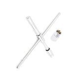 Plated Steel Tire Wrench, Extended Lug Wrench Cross Spanner for Cars, Ergonomic Design V1366-AZ2-W-17347