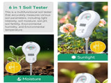 6in1 Multi-Function Soil Moistures Tester Temperature/PH/Humidity/Moisture/Sunlight/Fertility V1258-DP02-C-262
