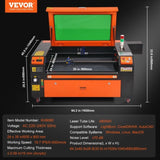 100W CO2 Laser Engraver Engraving Carving Print Machine 600x900 mm Workbed V952-YTSDKJACCO290L8BOV3