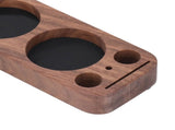 Compact Tamping Station Tamper Station Base Holder Wooden Coffee Portafilters Stand Base for 51mm V1294-YM0901-3118240161611