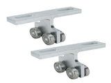 2Pcs Wheel Trolley T Shape Welded Roller Trolley Stable Bearing Track Roller Wheels for Track V1294-YM0703-3114230034811