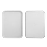2pcs Food Tray Multifunctional Thickened Slip Resistance Chinese Fast Food Serving Tray for Dining V1294-YM0523-3118220042814