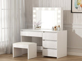 Levede Dressing Table Vanity Set Stool VM1014-WH