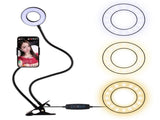 Adjustable 3.5 Live Broadcast Led Fill Light With Phone Clamp PRL-465900ADE