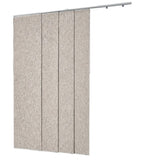 VEVOR Panel Track Blinds Extendable Track 116 cm to 218 cm W Trimmable Brown V952-MBGDBYCW458826NTFV0