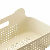 Wall Mounted Shower Shelf Caddy PP Punch Free Strong Bearing Multifunctional Bathroom Rack Cream V1294-YM0901-3117230257511