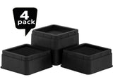 4pc Bed Risers inch Heavy Duty Furniture Risers for Sofas Table Couch Lift Height of Inches V1370-AZ4-05070