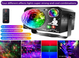 Disco Ball Light RGB Magic Ball Strobe Pattern Light with UV Light, Suitable for Home Parties, V1107-130-89086