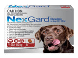 Nexgard XLarge Dogs 25.1 - 50kg Red 6pk NEXGARD-WNXL6