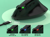 Two Ergonomic Vertical Wireless Mouse - Dual Mode , 5 Adjustable DPI, Silent V888-ELOSUNG35676
