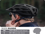 OutdoorMaster Bike Helmet Adult Men Women MIPS Certified Bicycle Helmet with Two Removable Liners & V1168-0B-DNEM-XI0L