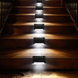 Outdoor Solar Deck Lights Solar Step Lights Waterproof Led Solar Lights White Light for Outdoor V1294-YM0901-10126978