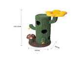 HONEYPOTCAT Solo Cactus Bloom Cat Tree - Green 120.5cm V390-220601G