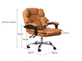Levede Gaming Chair Office Computer Brown No Footrest OF1037-BR-NOP