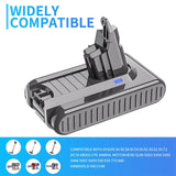 9500mAh Battery for Dyson V6 SV03 SV04 DC58 DC61 DC62 V178-66853
