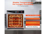 Electric Hot Box Food Warmer, 4-Tier Commercial Warming Cabinet with Water Tray, Single-Door and V952-XXSPBWJ4CDKBNMKK4001V3