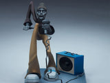 Hip Hop Elements Sculpture Artist Statue DJ Break Dance Modeling Resin Sculpture V1294-YM0523-220425ZH01-4