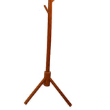 Clothes Tree Solid Wood Round Corner Simple Fashionable Beautiful Coat Hanger for Living Room Honey V1294-YM0716-3117220157412