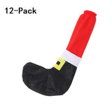 Christmas elements Chair Leg Covers 12-Pack - Festive Polyester Santa Boots for Dining Room V888-ELOSUNG56639