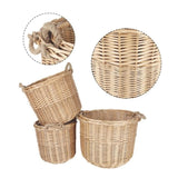 3 Piece Wicker Storage Basket with Handles set V915-MB0057