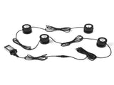 Set of 4 Warm White Pond Lights LED Submersible Fountain Lights IP68 Waterproof Underwater Landscape V1294-YM0901-3119250001912