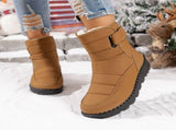 Women's Waterproof Snow Boots, Warm Fleece-Lined Winter Boots with Non-Slip Outdoor Sole for Cold V1189-LC-DG-00240