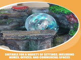 1Set Transparent Crystal Ball for Fountain Water Decoration Stylish Desktop Sphere Ornament V1192-AZ-W-19285