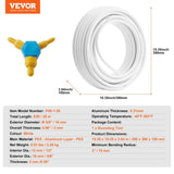 VEVOR PEX-AL-PEX Tube, 25 M, 16 mm Diameter Aluminum-Plastic Composite Pipe Oxygen Barrier Radiant V952-LSGBSDDLP25MXXYZFV0