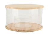 Action Figure Display Case Rotating Base Dustproof Waterproof Acrylic Action Figure Cabinet for V1294-YM0703-3117230121711