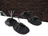 1 Pair Spike Sandals PU Lawn Aerator Shoes Grass Aerator Tool for Yard Garden Plants Health Black V1294-YM0715-3111220148211