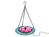 Hanging Bird Bath with Solar Fountain Pump Multi Functional Basin Solar Powered Water Fountain Pump V1294-YM0901-3111240196011
