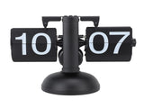 Flip Clock Large Number Battery Powered 304 Stainless Steel Tabletop Retro Flip Clock for Home V1294-YM0710-3115230112014