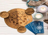 Buffet Candlestick lamp Tarot Candle Holder Durable Unique Candle Tray Candlestick Bracket V1370-AZ4-00107